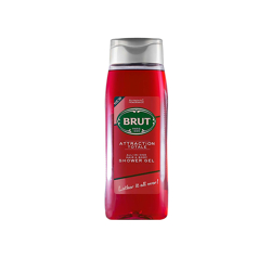 BRUT Men Attraction Total All-In-One Hair & Body Shower Gel 500ml