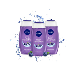 Nivea Women Set of 3 Fresh Powerfruit Care Shower Body Wash