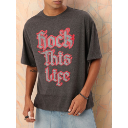 Urban Edge Printed Oversized T-shirt