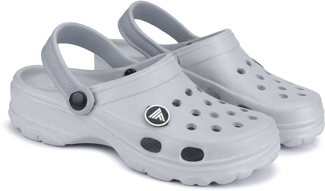 Men Grey Clogs