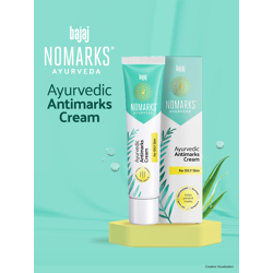 BAJAJ CONSUMER CARE Nomarks Ayurvedic Antimarks Cream for Oily Skin - 25 g