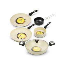 6 Pcs Migo Nonstick Granite Cookware Set