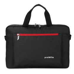 Protecta Headquarter Lite Office Bag Briefcase For Screen Size Up To 13.3  - Black & Red
