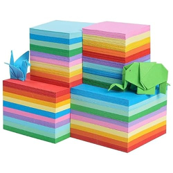 Eclet Neon Origami Paper 15 cm X 15 cm Pack of 100 Sheets (10 sheet x 10 color) Fluorescent Color Both Side Coloured For Origami, Scrapbooking, Project Work.1