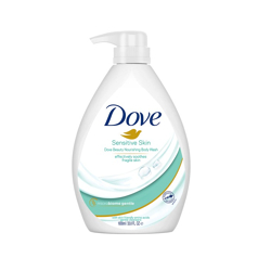 Dove Microbiome Gentle Nourishing Body Wash for Sensitive Skin - 1L