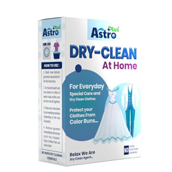 Dry Clean At-Home Liquid Sheets | Ultimate Protection For Silk Saree and Chiffon, Cotton, Georgette, Linen, and Woolen | Pack of 3 Sheets |Gentle Wash For Delicate Fabrics with a Refreshing Scent