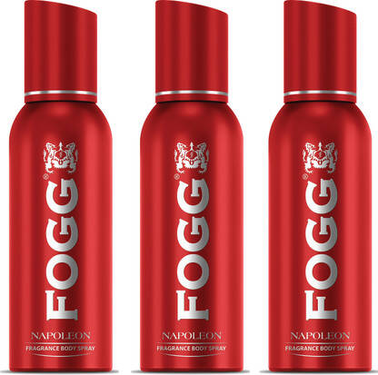 FOGG Napoleon 175ml (Pack of 3) Body Spray  -  For Men(525 ml, Pack of 3)
