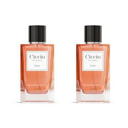 Ciccio Luxury Luxe Eau De Perfume for Women with Bergamot, Lemon, Rose, Vanilla, and Amber|Premium Long Lasting Luxury Fragrance Scent|Perfect Perfume for Summer, (Pack of 2) 100ml each