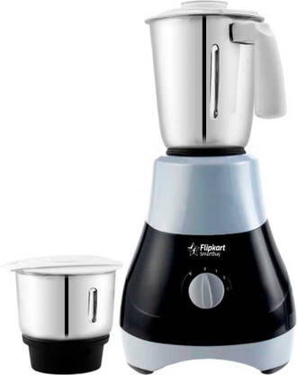 Flipkart SmartBuy PowerChef 500 W Mixer Grinder(PowerChef | 2 Jars | Black, Grey)