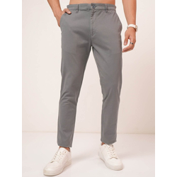 Men Soft Feel Twill Chino Trousers