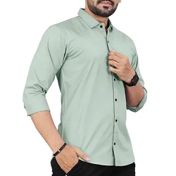 Urban Buccachi Men's Cotton Full Sleeve Shirt | Regular Fit Casual & Formal Wear with Patch Pocket