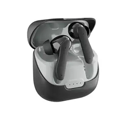 amazon basics TWS in-Ear Earbuds (P65) with Fast Charging up to 65 Hours of Playtime | Dual 10mm Driver | IPX4 Water-Resistance | Bluetooth 5.3 | Quad Mic with ENC | Touch Control (Black)