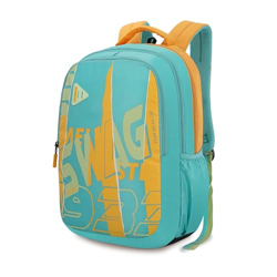 American Tourister Fizz Style 6, 31L Volume College 6 Compartment Backpack with Front Organizer and Spacious Interiors for Unisex - Light Blue
