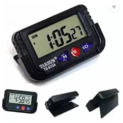Kadio Digital Black Clock, 3.81x38 cm