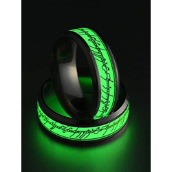 Men Set Of 2 Silver-Plated Finger Rings