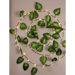 Yellow Set Of 2 Battery Operated Vine String Lights
