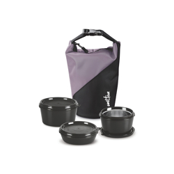 Milton Micro Meal Lunch Box 3 Microwave Safe Inner Steel Containers With Insulated Jacket