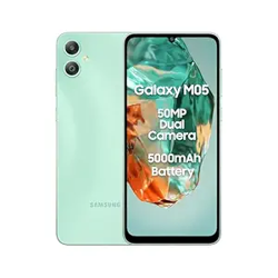 Samsung Galaxy M05 (Mint Green, 4GB RAM, 64 GB Storage) | 50MP Dual Camera | Bigger 6.7