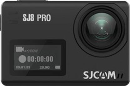 SJCAM SJ8 Pro Native 4K 60fps Wifi Action Camera 2.33  IPS Retina Display Type C Port Waterproof - Black Full Set Sports and Action Camera(Black, 12 MP)