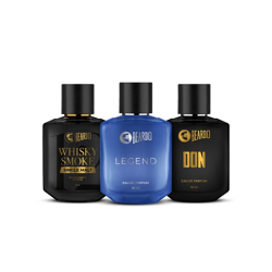 BEARDO Set of 3 Eau de Parfum - Whisky Smoke Single Malt + Don + Legend - 50ml each