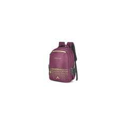 Graphic Print Back Pack with Zip-Closure