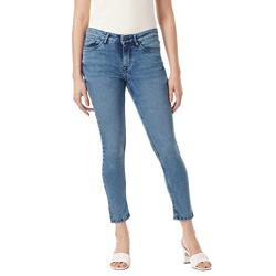 INKD Women's Buttersoft Mid-Rise Skinny Fit Jeans- Stretchable
