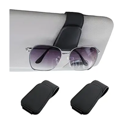 2 Pcs Sunglasses Holder For Car, Car Accessories Car Sunglasses Holder Glass Holder For Car, Sunglass Holder Sunglass Holder For Car Sunglass Holder Car, Car Glass Holder For Car Sun Visor (Black)