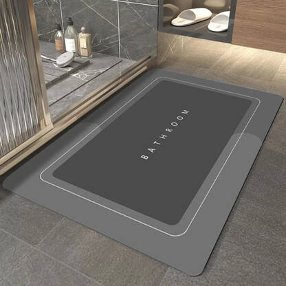 Yugam Rubber Bathroom Mat(Multicolor, Free)