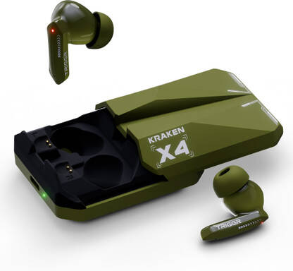 TRIGGR Kraken X4 with 13mm Drivers, 40ms Latency, ENC, 60H Battery, Ru