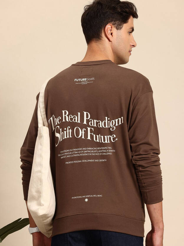Men Full Sleeve Printed Sweatshirt