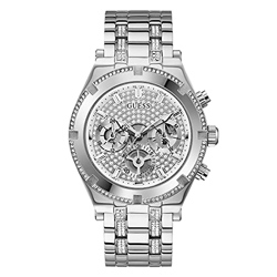GUESS Analog Silver Dial Men's Watch-GW0261G1
