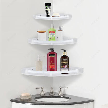 RBS Containers Kitchen Rack Plastic Multipurpose Unbreakable Corner Se