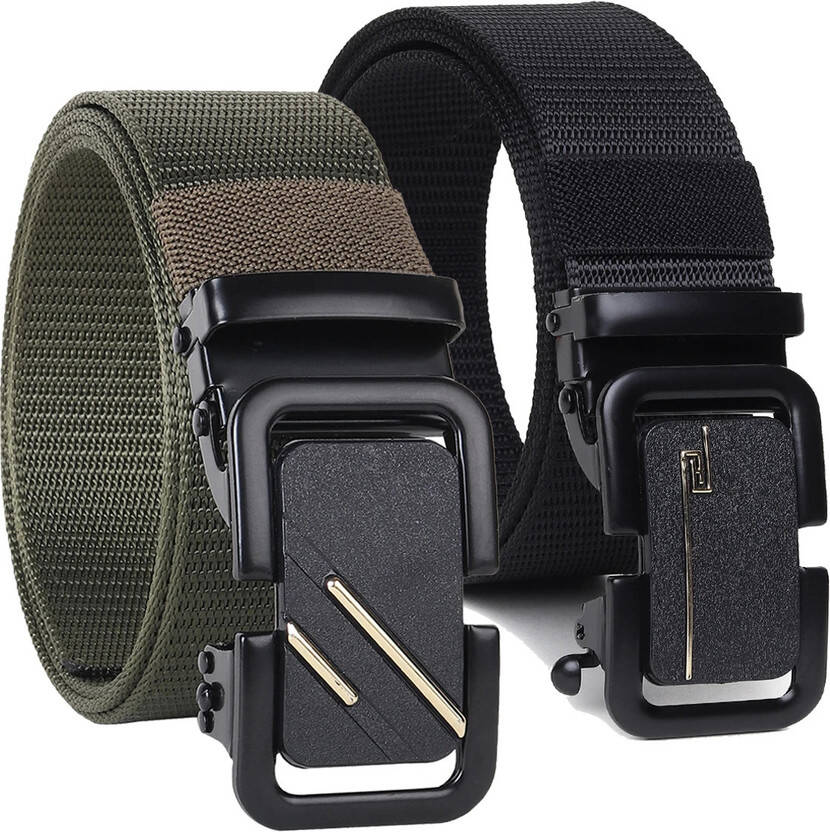 Men Casual Multicolor Nylon Belt