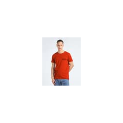 Typographic Print Crew-Neck T-Shirt