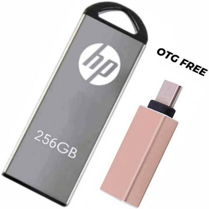 HP NQ 256 GB Pen Drive Compatible with Audio Player, Television, Tablet, Mobile, Laptop, Gaming Console USB 3.0 Metal Case(Multicolor)