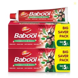 Dabur Babool Ayurvedic Toothpaste -700g (350g x 2) | For Strong Teeth 