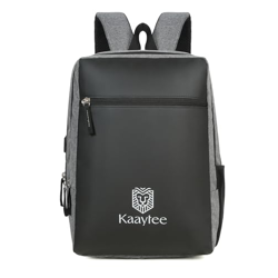 Kaaytee Zephyr Backpack Bag with 15.6 Inch Laptop Compartment, USB Charging Port & Organizer Pocket for Men Women Boys Girls- (grey)