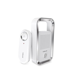 Goldmedal Ultra Wireless Plug-in Doorbell with Remote - White (Pack of 1), Single Melody, Play/Pause Function, No Interference, Low Power Consumption
