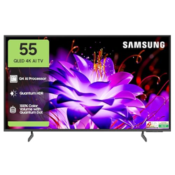 Samsung 138 cm (55 inches) Vision AI 4K Ultra HD Smart QLED TV QA55QEF1AULXL