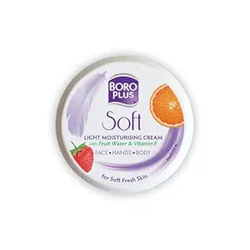 BoroPlus Soft Light Moisturising Cream|Light & Non-sticky|Provides 24 hour moisturisation | For Soft Fresh Skin 200 ml