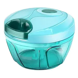 REVITIFY Vegetable Chopper for Kitchen 500ml  Manual Hand-Pull Food Chopper with Stainless Steel Blades, Fast Cutting for Onion, Garlic, Salad, Fruits, Nuts & More  Compact & Easy to Use