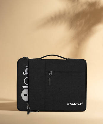 Straplt Laptop Sleeve Case 15.6-16 Inch Waterproof Bag Tablet Handle Laptop Bag Black Waterproof Laptop Sleeve/Cover(Black, 16 inch)