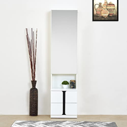Home Centre Polaris Dresser Mirror with Drawer - White