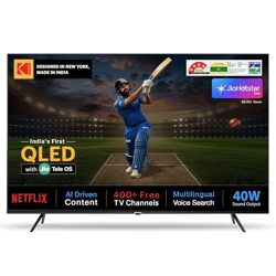 Kodak 108 cm (43 inches) JioTele Series QLED TV KQ43JTV0010 (Black)