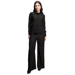 KETCH Women Full Sleeve Co-Ord Set KHCE000111 BLACK S