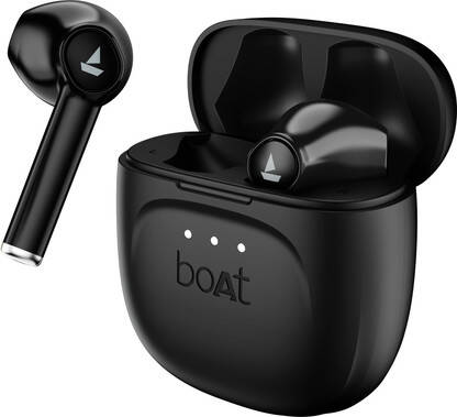 boAt Airdopes 131 Gen 2 Bluetooth(Carbon Black, In the Ear)