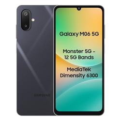 SAMSUNG GALAXY M06 5G (BLAZING BLACK, 4GB RAM, 128 GB STORAGE) | MEDIA