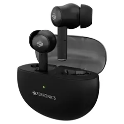 ZEBRONICS Mist in Ear Wireless Earbuds, with up-to 27 Hours Backup, En