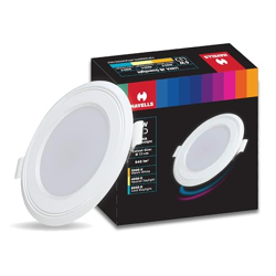 HAVELLS Luna 6W Downlight for Junction Box Round | Colour - Cool Day L