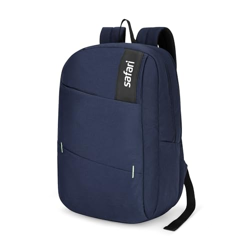 Safari Noble 20L Compact Formal Laptop Backpack, 2 compartments, Bottle holder, Front pocket, Organizer, Office bag for men and wome, College bag, school bag, Color- Blue